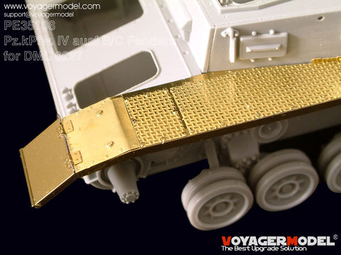 Voyager Model PE35108 1/35 Panzer IV Ausf. B/C Fender Photo-Etched Set (for Dragon 6297)