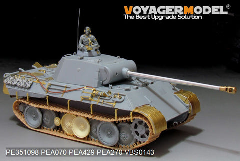 Voyager Model PE351098 1/35 WWII German Panther Ausf. A Early Production Basic Set (for Dragon 6160)
