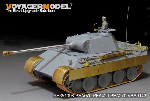 Voyager Model PE351098 1/35 WWII German Panther Ausf. A Early Production Basic Set (for Dragon 6160)