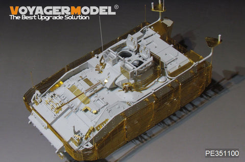 Voyager Model PE351100 1/35 Modern British FV510 Warrior TES(H) Infantry Fighting Vehicle with Slat Armor (2011 Version) Upgrade Set (for MENG SS-017)