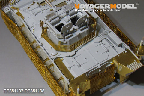 Voyager Model PE351108 1/35 Modern British FV510 Warrior TES(H) Infantry Fighting Vehicle with Slat Armor (2011 Version) Upgrade Set (for MENG SS-017)