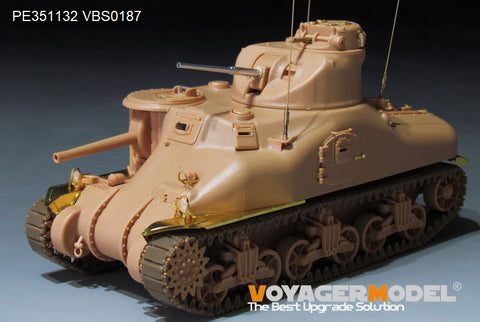 Voyager Model 1/35 PE351132 WWII US M3A1 Lee Medium Tank Basic (TRUMPETER 63516)