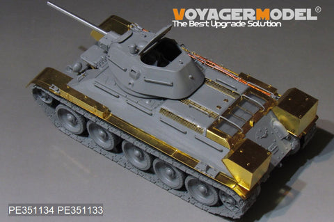 Voyager Model PE351134 1/35 WWII Russian T-34/76 Factory No. 112 Production Model Upgrade Set: Basic (for Border BT-009)