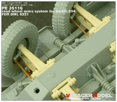 Voyager Model PE35116 1/35 Sd.Kfz.234 Series Suspension Photo-Etched Set (for Dragon 6221)