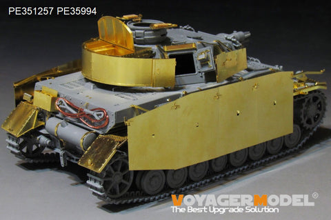 Voyager Model PE351257 1/35 WWII German Pz.Kpfw.IV Ausf.F1（LateProduction）Basic（DRAGON 6975）