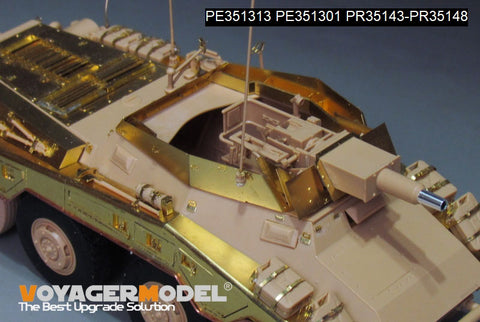 Voyager Model PE351313 1/35 WWII German Sd.Kfz. 234/3 Basic Set (for RFM 5134)