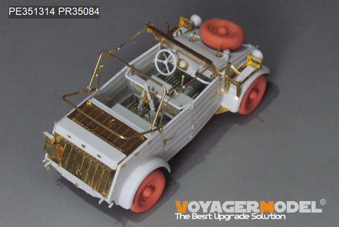 Voyager Model PE351314 1/35 WWII German Kubelwagen Type 82 Africa Troop Version Upgrade Set(MENG VS-015)
