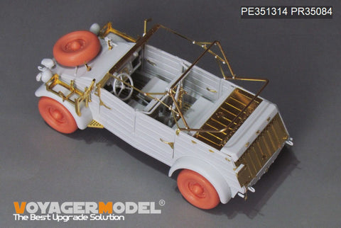 Voyager Model PE351314 1/35 WWII German Kubelwagen Type 82 Africa Troop Version Upgrade Set(MENG VS-015)