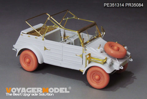 Voyager Model PE351314 1/35 WWII German Kubelwagen Type 82 Africa Troop Version Upgrade Set(MENG VS-015)