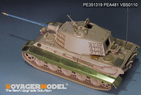 Voyager Model PE351319 1/35 WWII German King Tiger (Henschel Turret) (for Rye Field Model 5125)