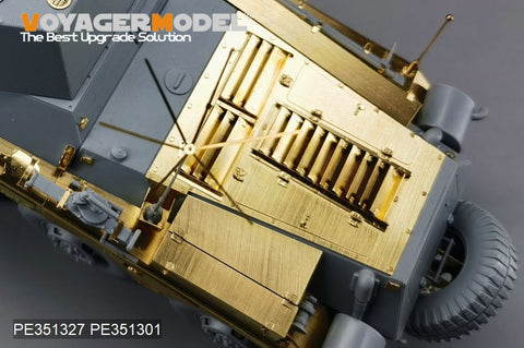 Voyager Model PE351327 1/35 WWII German Puma Luchs Turret Basic Upgrade Set (for Dragon 6696)