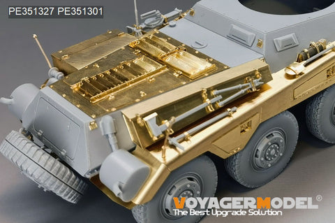Voyager Model PE351327 1/35 WWII German Puma Luchs Turret Basic Upgrade Set (for Dragon 6696)