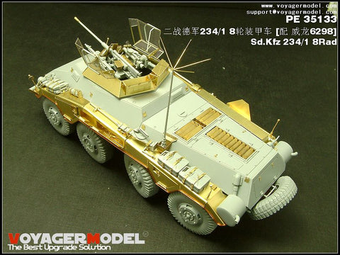 Voyager Model PE35133 1/35 Sd.Kfz. 234/1 8-Rad (Dragon 6298)