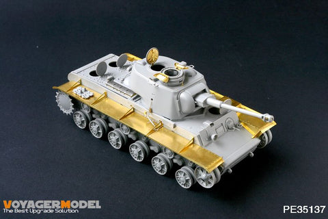 Voyager Model PE35137 1/35 Pz.Kpfw. KV-1 756(r) German Captured Vehicle (Trumpeter 00366)