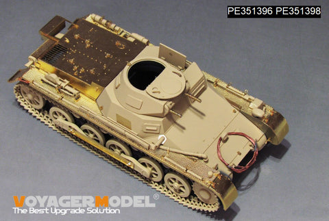 Voyager Model PE351398 1/35 WWII German Panzer I Ausf. B Fender Upgrade Set (for Academy 13556)