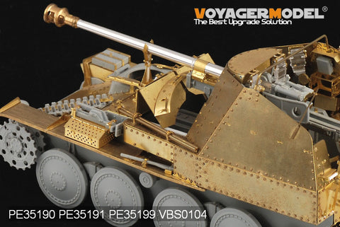 Voyager Model PE35191 1/35 WWII German Marder III Ausf. M Early Production Armor Plates (Dragon 6464)