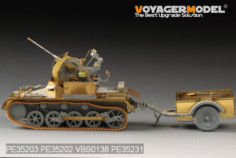 Voyager Model PE35203 1/35 Panzer I Self-Propelled Anti-Aircraft Gun Ausf. A (for Dragon 6220)