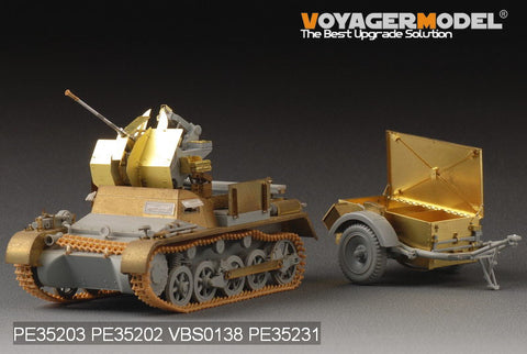 Voyager Model PE35203 1/35 Panzer I Self-Propelled Anti-Aircraft Gun Ausf. A (for Dragon 6220)