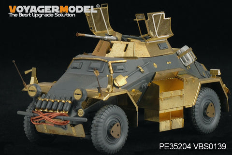 Voyager Model PE35204 1/35 WWII Sd.Kfz. 222 4-Wheeled Armored Car (Tamiya)