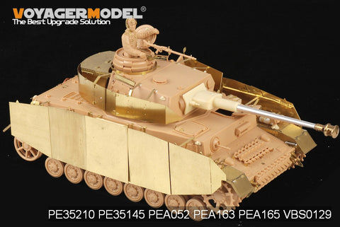 Voyager Model PE35210 1/35 WWII German Panzer IV Ausf. H Photo-Etched Parts Set (for Tamiya 35209)