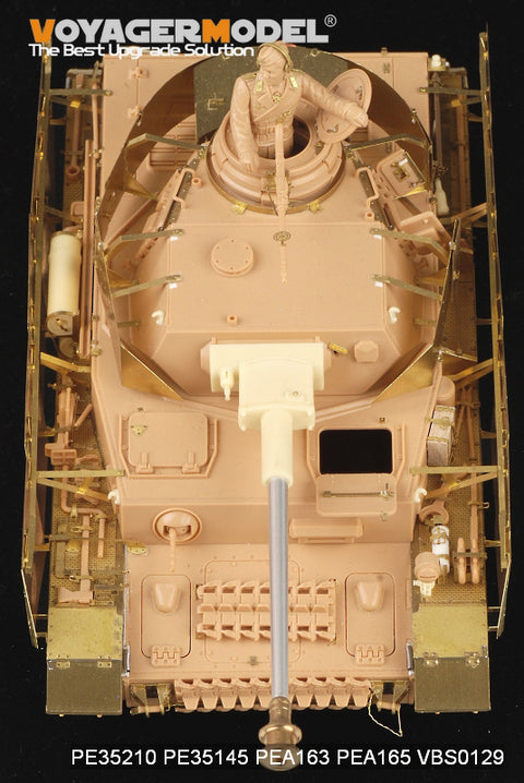 Voyager Model PE35210 1/35 WWII German Panzer IV Ausf. H Photo-Etched Parts Set (for Tamiya 35209)