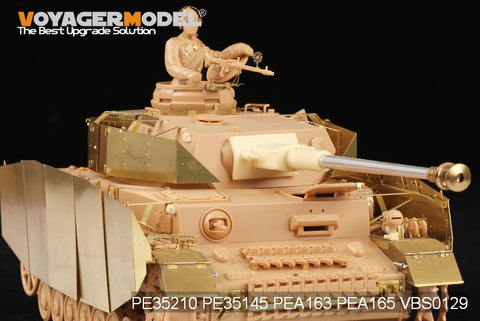 Voyager Model PE35210 1/35 WWII German Panzer IV Ausf. H Photo-Etched Parts Set (for Tamiya 35209)