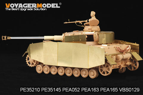 Voyager Model PE35210 1/35 WWII German Panzer IV Ausf. H Photo-Etched Parts Set (for Tamiya 35209)