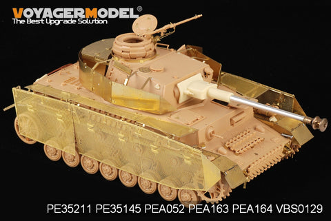 Voyager Model PE35211 1/35 WWII German Panzer IV Ausf. J Photo-Etched Parts Set (for Tamiya 35181)