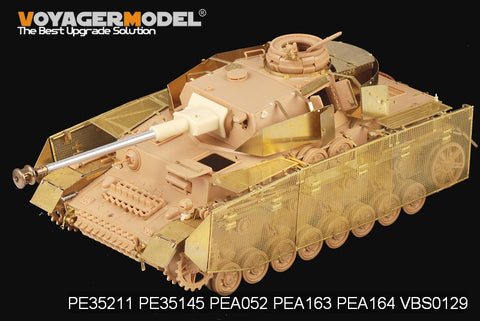 Voyager Model PE35211 1/35 WWII German Panzer IV Ausf. J Photo-Etched Parts Set (for Tamiya 35181)