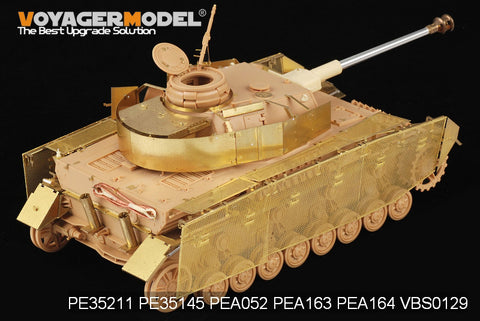 Voyager Model PE35211 1/35 WWII German Panzer IV Ausf. J Photo-Etched Parts Set (for Tamiya 35181)