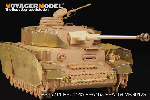 Voyager Model PE35211 1/35 WWII German Panzer IV Ausf. J Photo-Etched Parts Set (for Tamiya 35181)