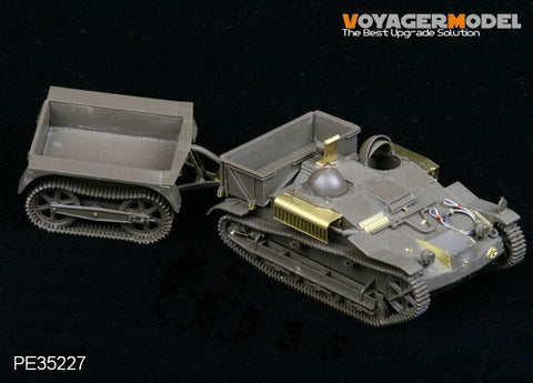 Voyager Model PE35227 1/35 WWII French Renault UE Tractor Photo-Etched Set (for Tamiya 35284)