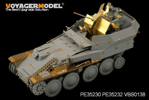 Voyager Model PE35230 1/35 WWII German 38(t) Anti-Aircraft Tank "Gepard" Basic Set (Dragon 6469)