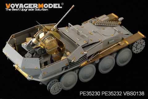 Voyager Model PE35230 1/35 WWII German 38(t) Anti-Aircraft Tank "Gepard" Basic Set (Dragon 6469)