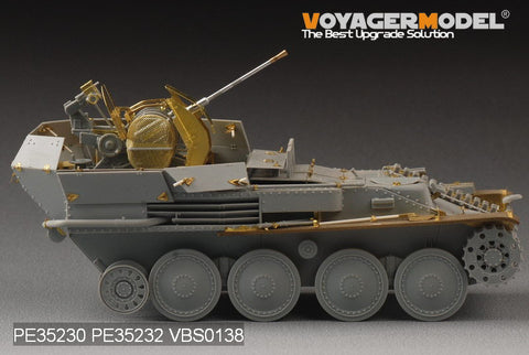 Voyager Model PE35230 1/35 WWII German 38(t) Anti-Aircraft Tank "Gepard" Basic Set (Dragon 6469)