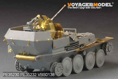 Voyager Model PE35230 1/35 WWII German 38(t) Anti-Aircraft Tank "Gepard" Basic Set (Dragon 6469)