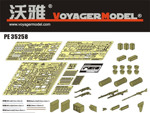 Voyager Model PE35258 1/35 WWII German Sd.Kfz.251/1 Ausf. D (Dragon)