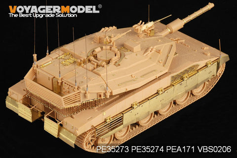 Voyager Model PE35273 1/35 Modern Merkava Mk.IV Main Battle Tank Photo-Etched Set (for Academy 13213)