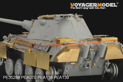 Voyager Model PE35288 1/35 WWII German Panther Ausf. F Basic Set (Dragon 6403)