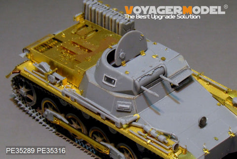Voyager Model PE35289 1/35 WWII German Panzer I Ausf. B (DAK Version) Basic Photo-Etched Set (for Dragon 6207)