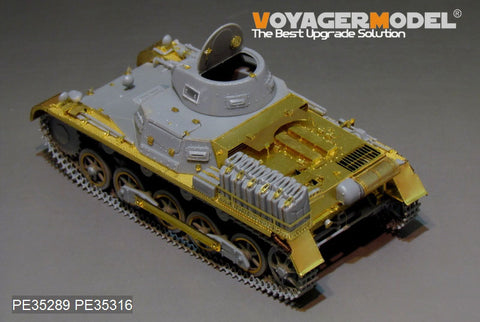 Voyager Model PE35289 1/35 WWII German Panzer I Ausf. B (DAK Version) Basic Photo-Etched Set (for Dragon 6207)