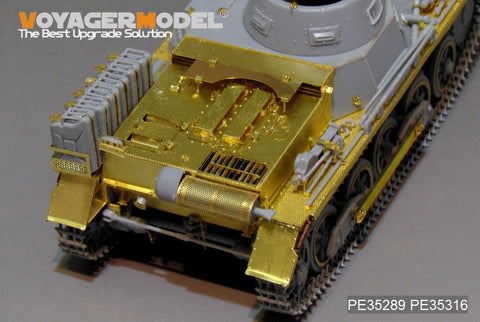 Voyager Model PE35289 1/35 WWII German Panzer I Ausf. B (DAK Version) Basic Photo-Etched Set (for Dragon 6207)