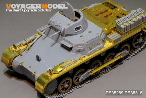 Voyager Model PE35289 1/35 WWII German Panzer I Ausf. B (DAK Version) Basic Photo-Etched Set (for Dragon 6207)