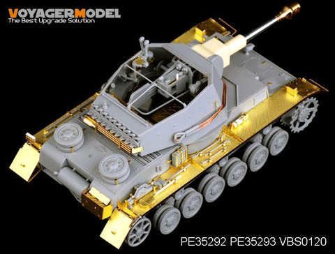 Voyager Model PE35293 1/35 WWII German Pz.Sfl.IVb 10.5cm le.FH.18/1 Fenders (Dragon 6475)