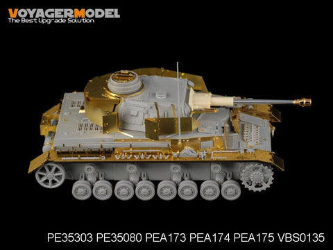 Voyager Model PE35303 1/35 WWII German Panzer IV Ausf. D (Long-Barrel Version) Basic Photo-Etched Set (for Dragon 6330)