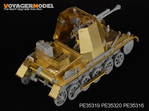 Voyager Model PE35319 1/35 WWII German Panzer I 47mm Anti-Tank Self-Propelled Gun Basic Set (Dragon 6230)