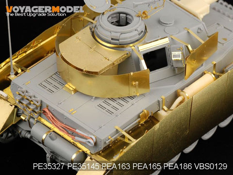 Voyager Model PE35327 1/35 WWII German Panzer IV Ausf. H (Late) / J (Early) Photo-Etched Set (for Dragon 6300/6549)
