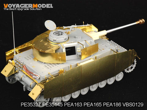 Voyager Model PE35327 1/35 WWII German Panzer IV Ausf. H (Late) / J (Early) Photo-Etched Set (for Dragon 6300/6549)