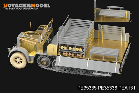 Voyager Model PE35336 1/35 WWII German Sd.Kfz.7 8t Half-Track Late Production Cargo Version (Dragon 6562)