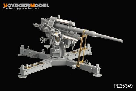 Voyager Model PE35349 1/35 WWII German 88mm FlaK 37 Simplified Gun Carriage (Dragon 6523)